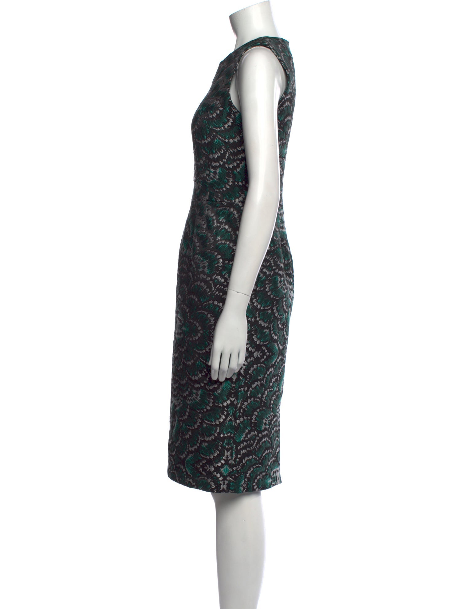 Tome Printed Midi Length Dress