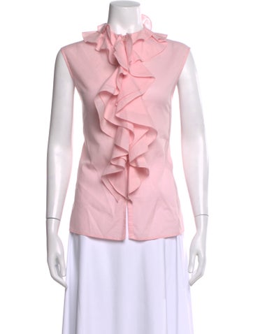Pre-owned Tome Sleeveless Blouse In Pink