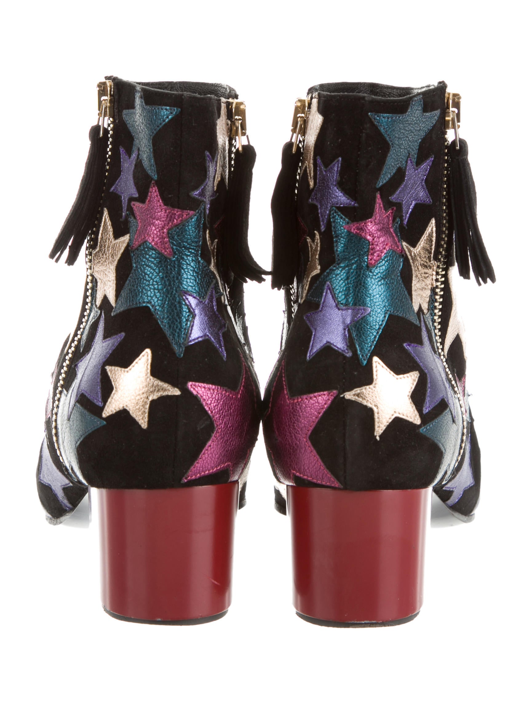 Tommy Hilfiger Collection Metallic Star Ankle Boots Shoes