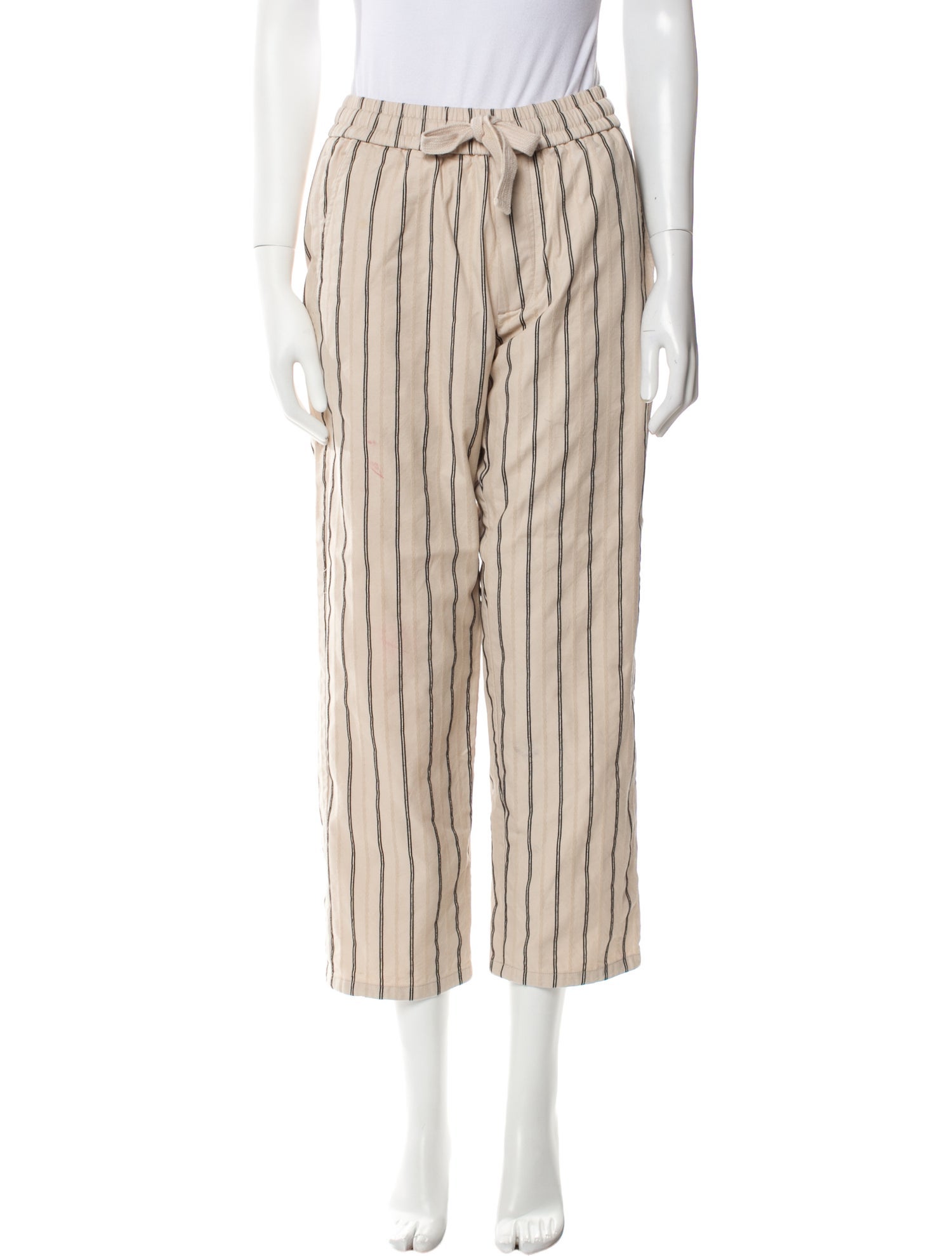 Tombolo Striped Straight Leg Pants