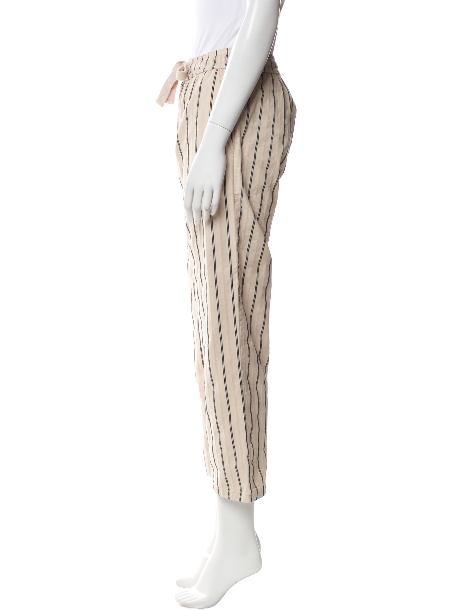 Tombolo Striped Straight Leg Pants