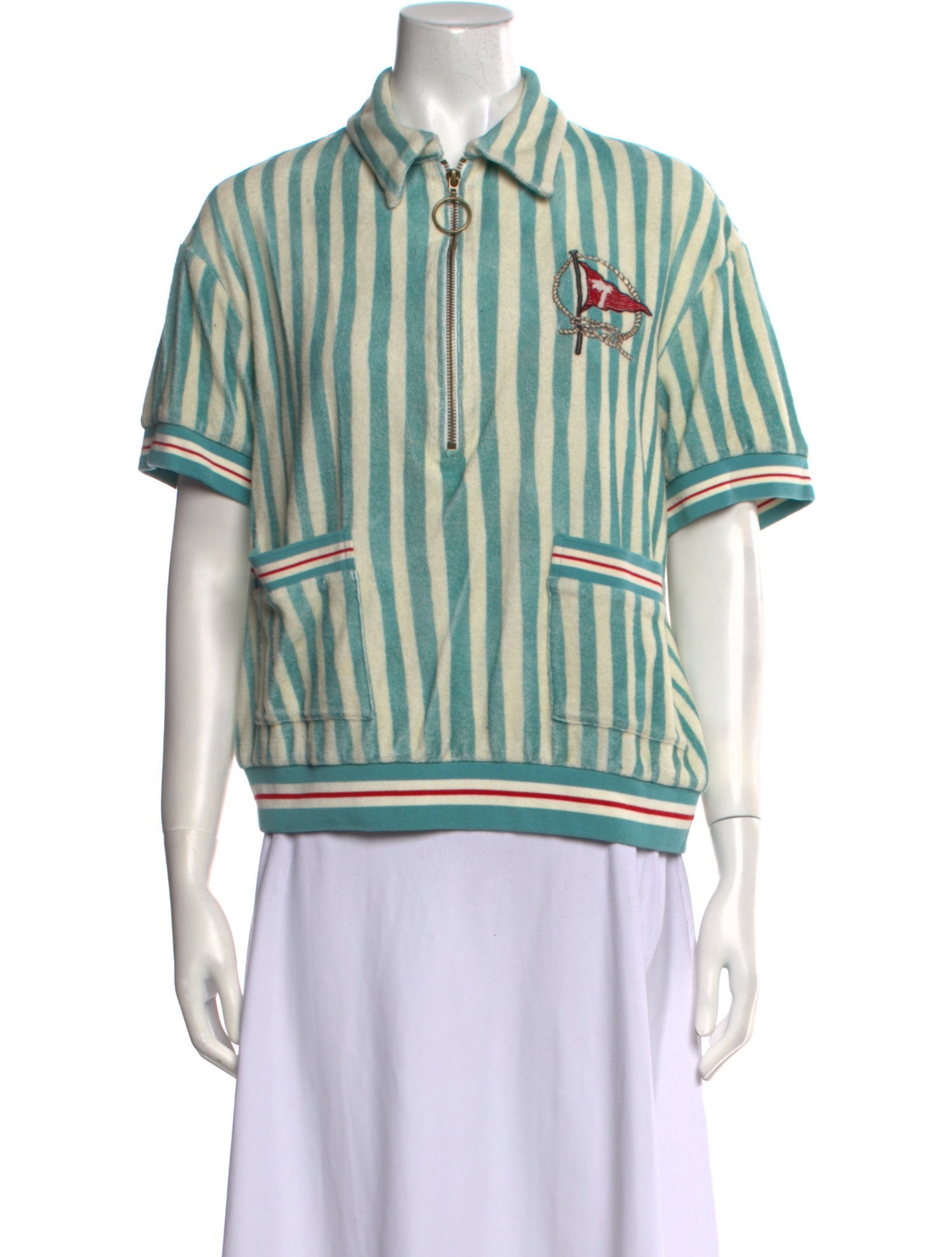 Tombolo Striped Short Sleeve Polo