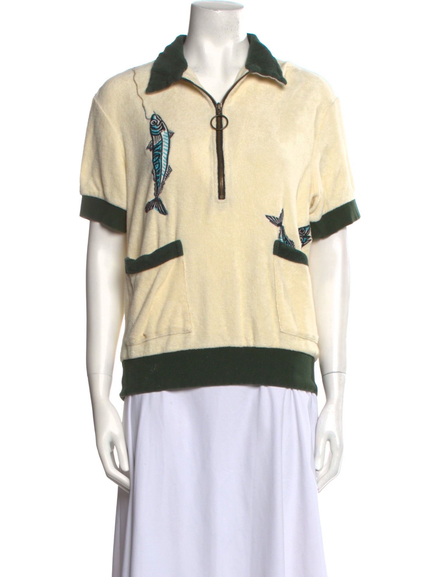 Tombolo Graphic Print Short Sleeve Polo