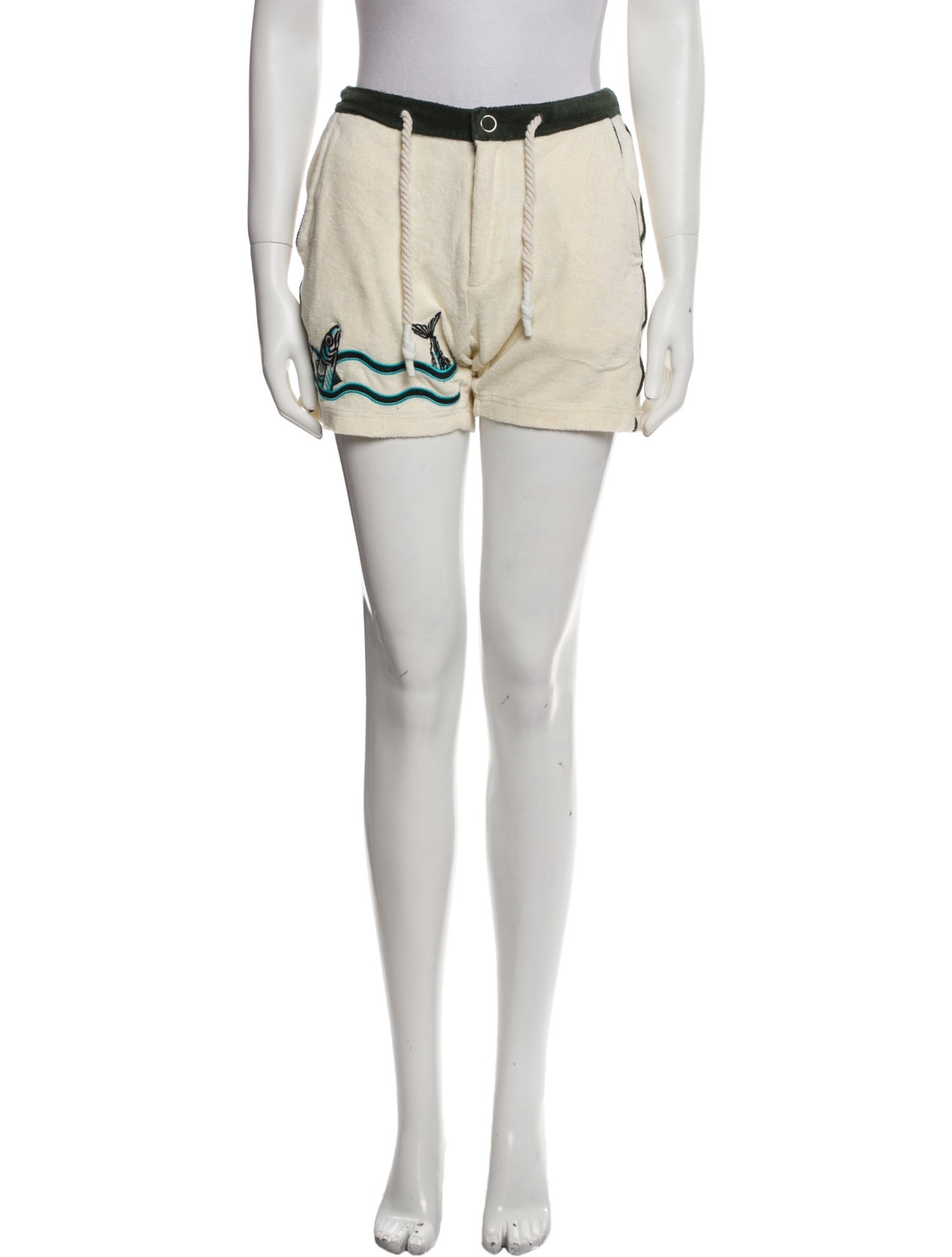 Tombolo Graphic Print Mini Shorts