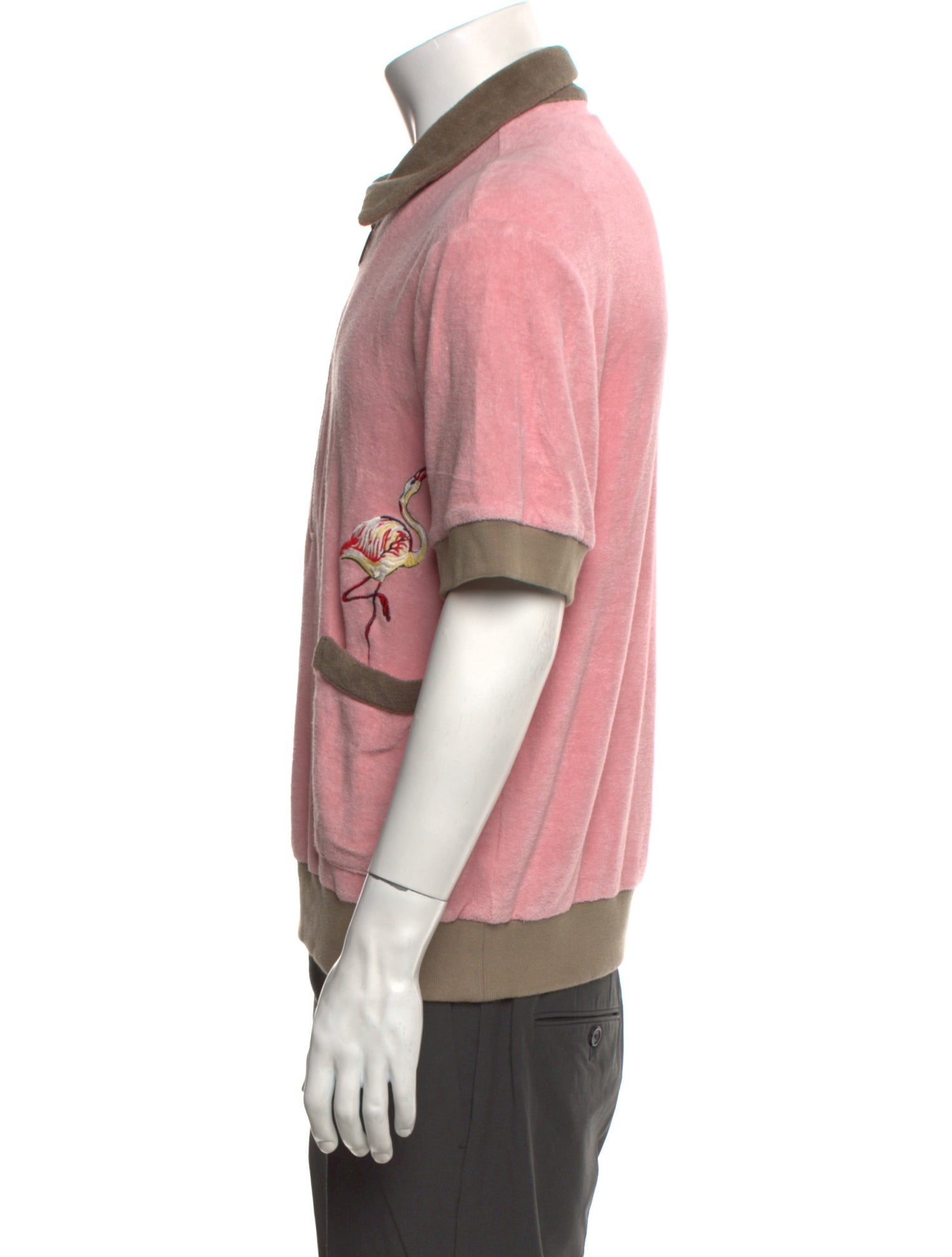 Tombolo Striped Collar Polo Sweater
