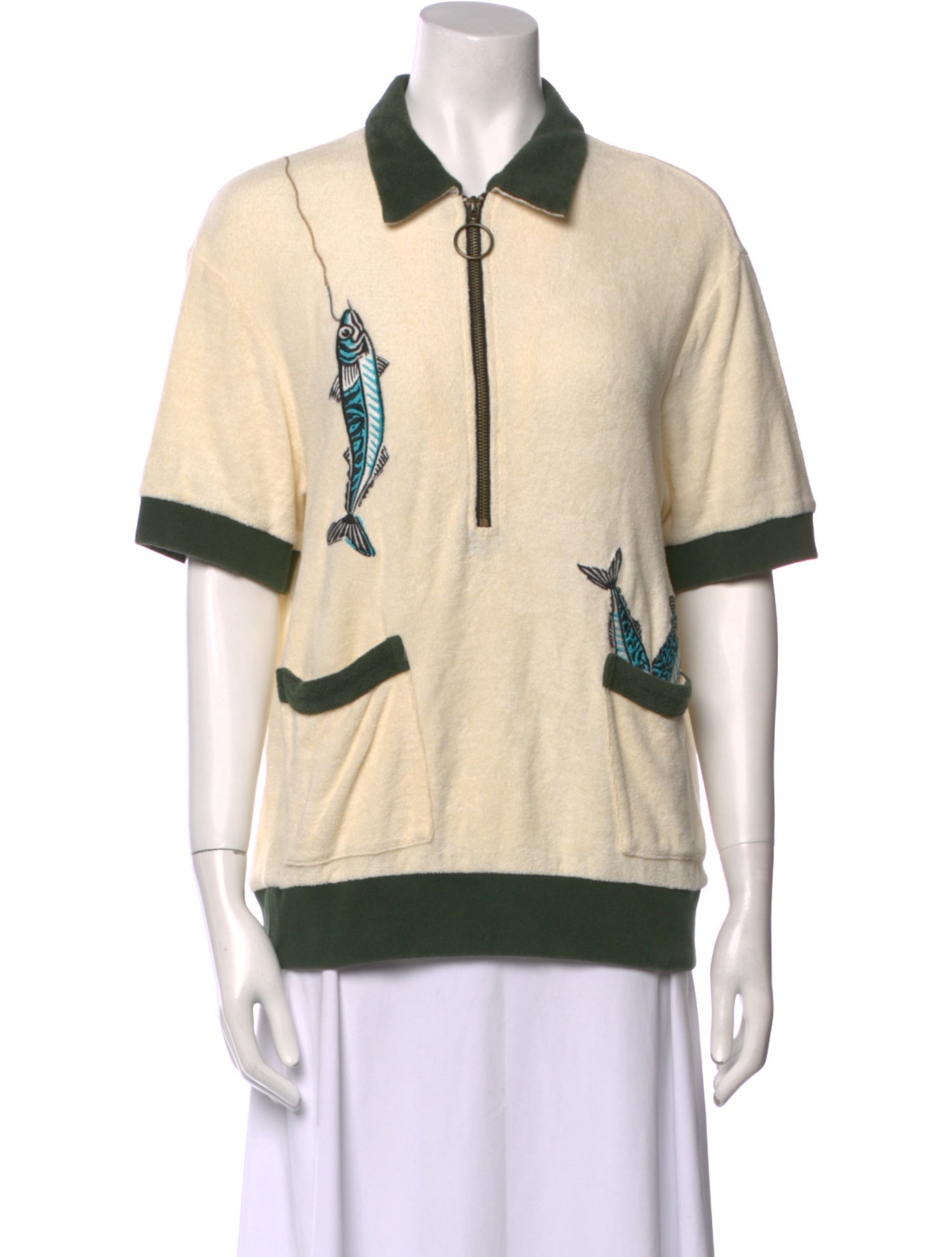 Tombolo Graphic Print Short Sleeve Polo