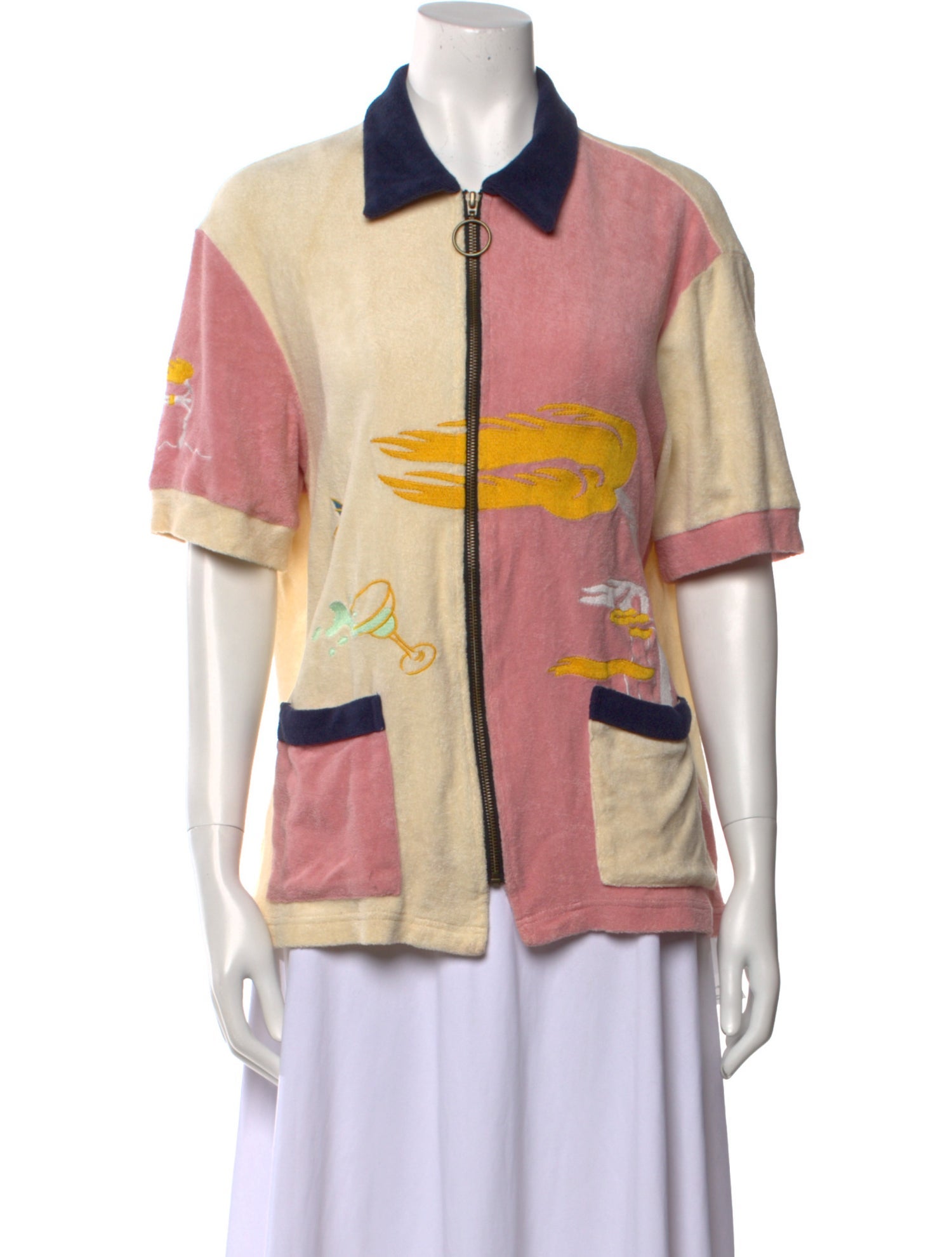 Tombolo Graphic Print Short Sleeve Polo