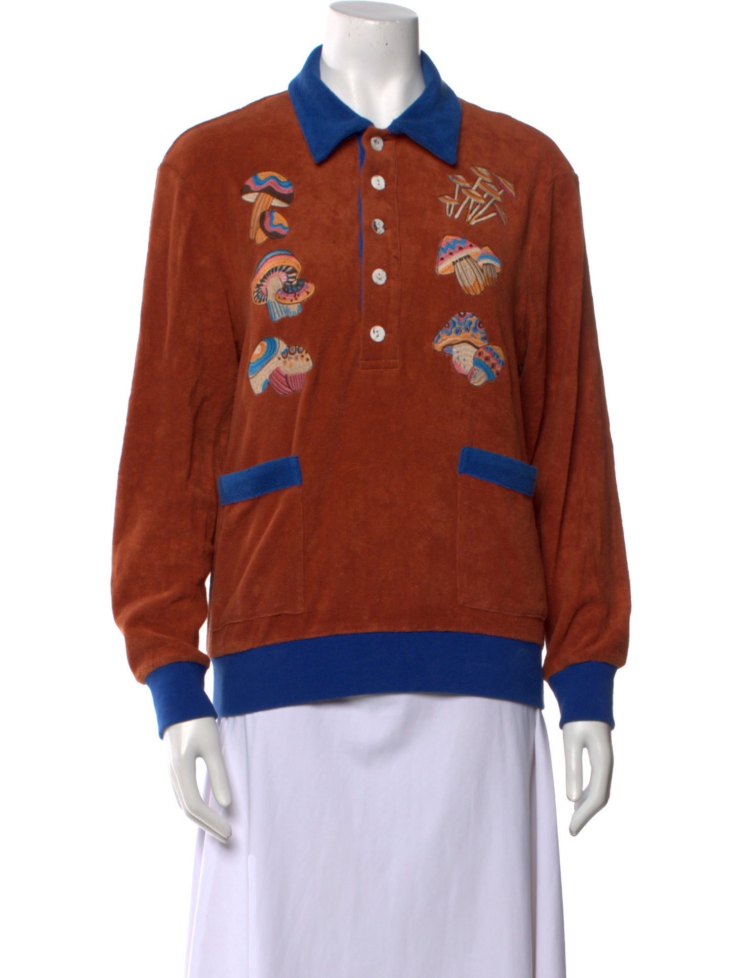 Tombolo Graphic Print Long Sleeve Sweatshirt