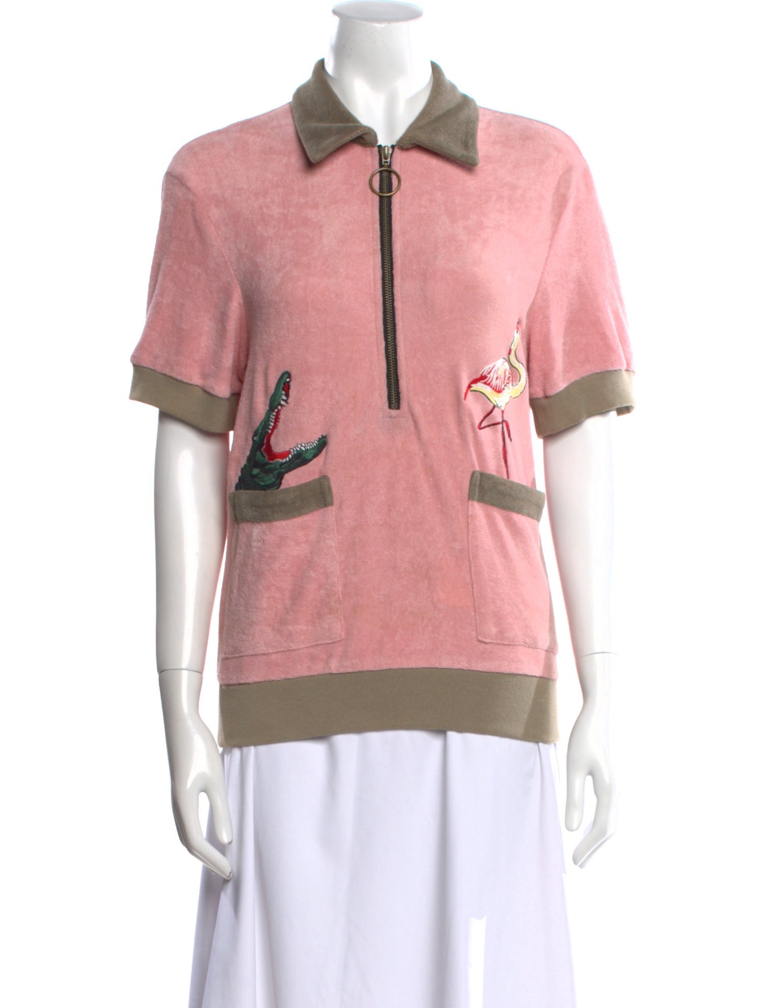 Tombolo Graphic Print Short Sleeve Polo