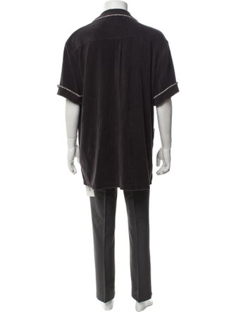 Tombolo Patterned Short Sleeve Shirt