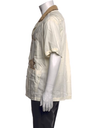 Tombolo Linen Printed Shirt