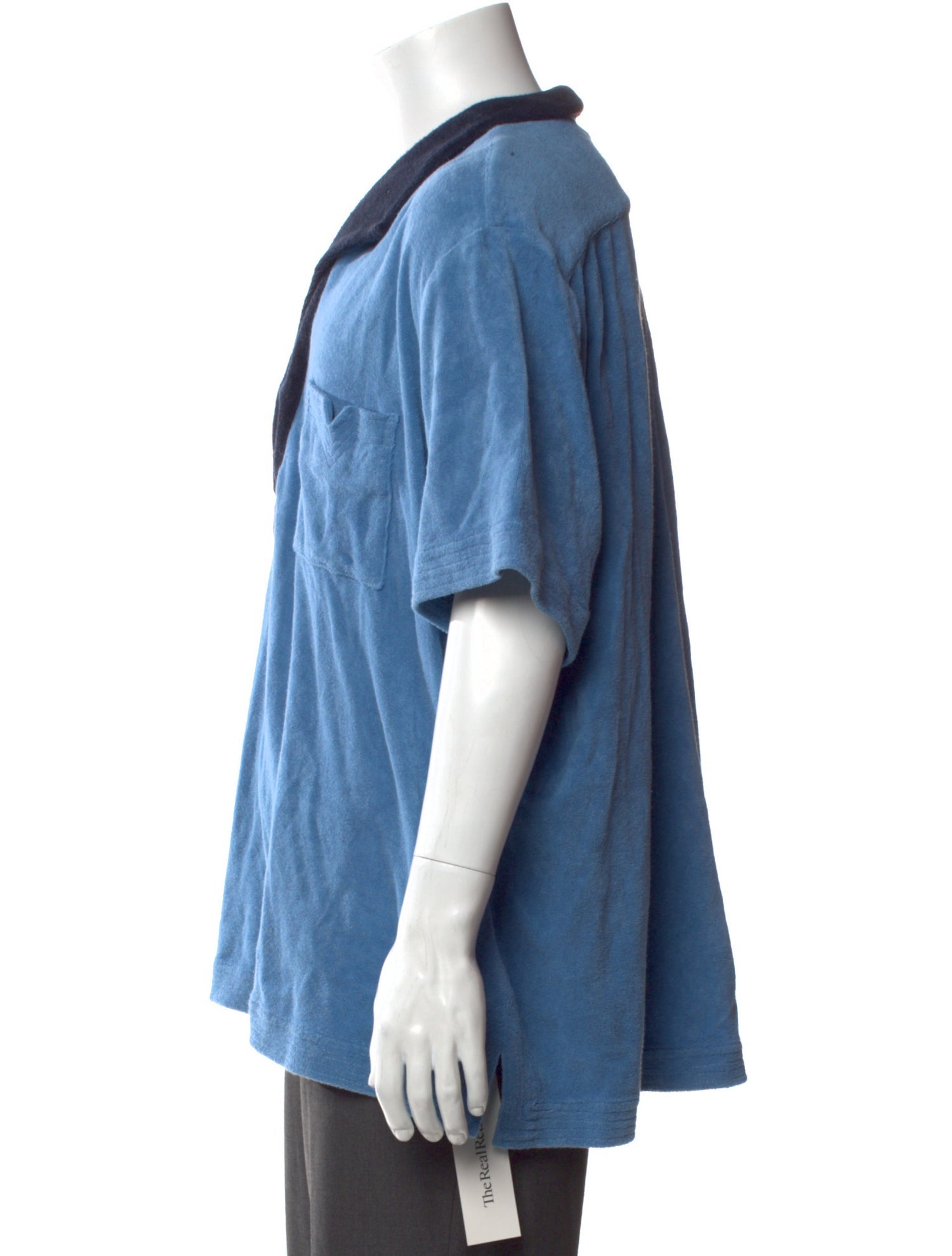 Tombolo Collar Short Sleeve Polo Shirt