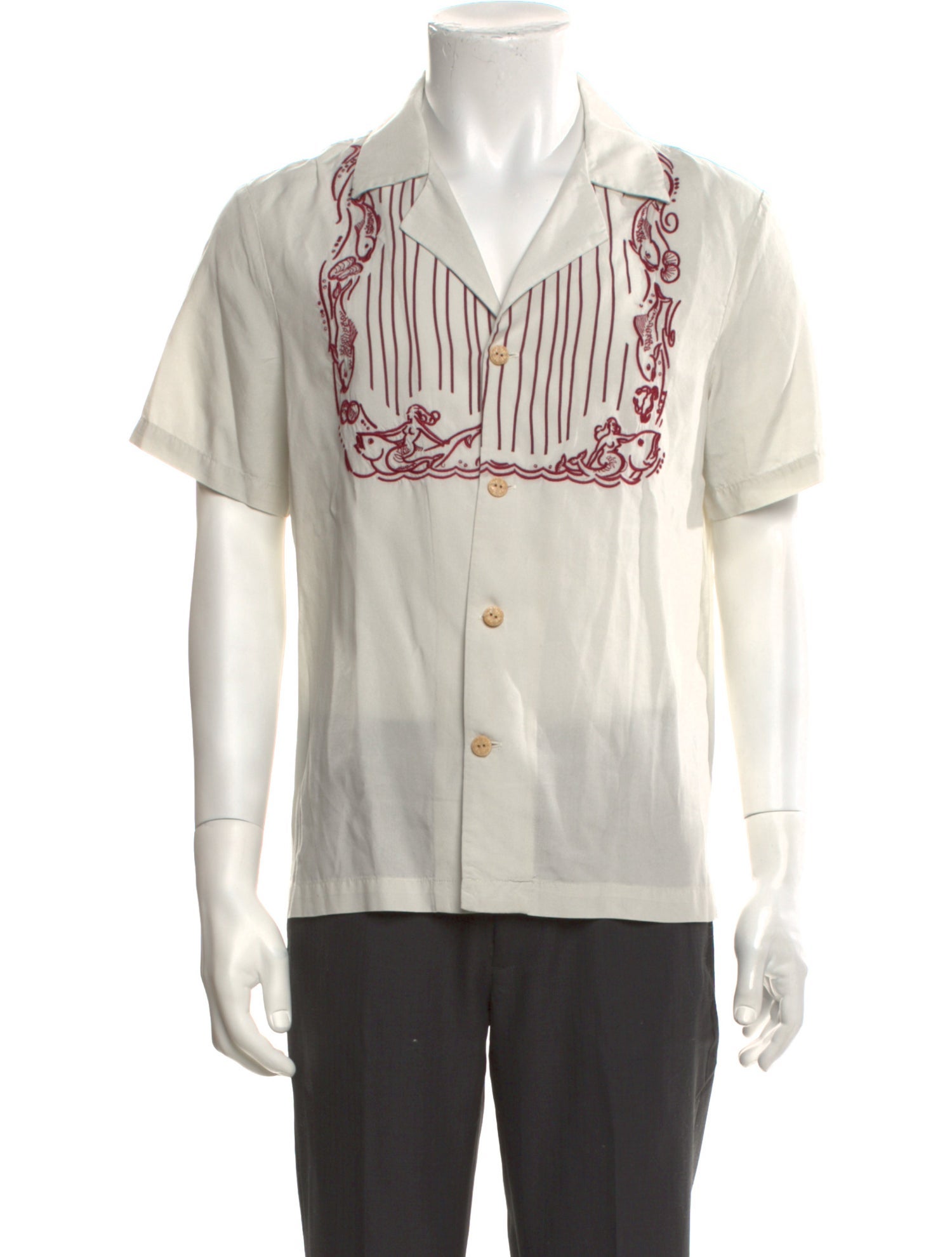 Tombolo Graphic Print Short Sleeve Shirt