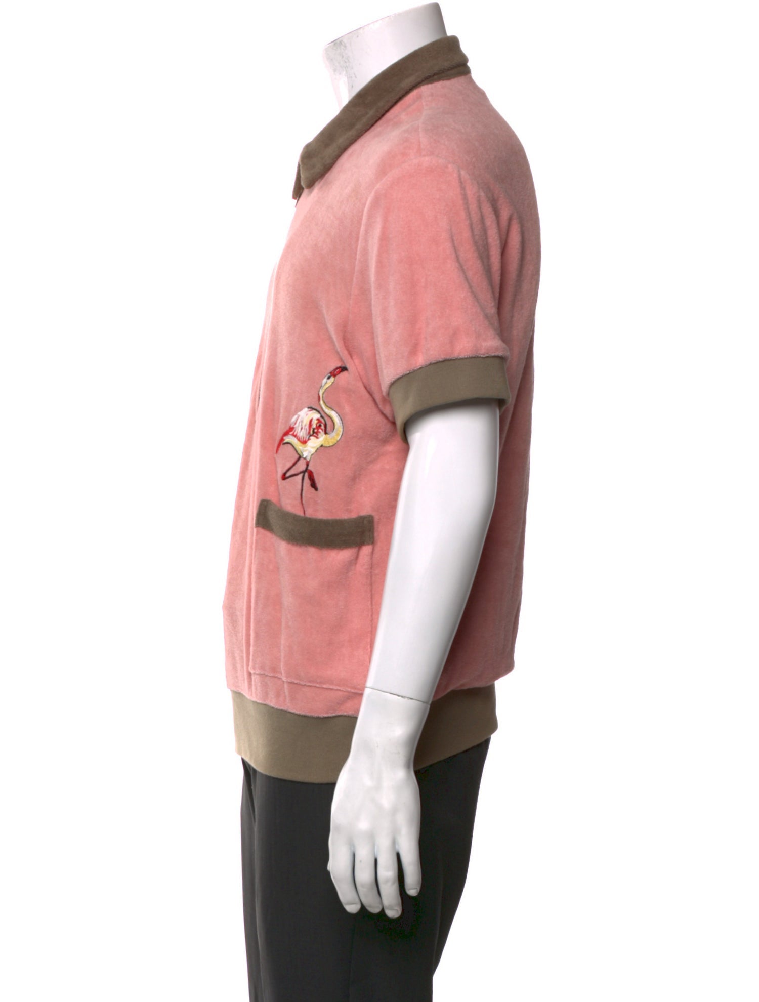 Tombolo Graphic Print Collar Polo Shirt