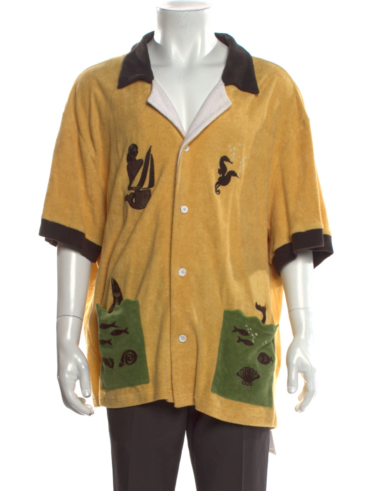 Tombolo Graphic Print Three-Quarter Sleeve Shirt