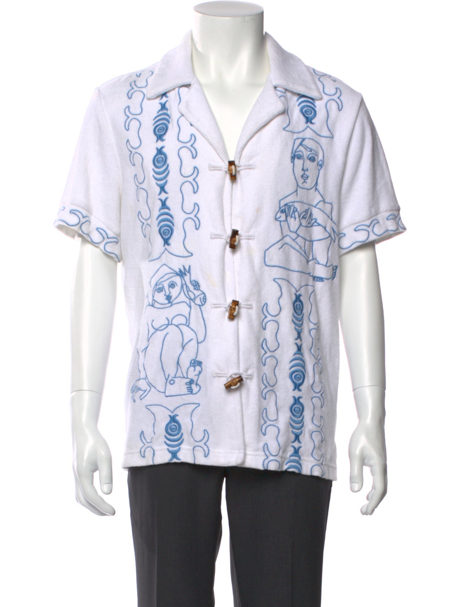 Tombolo Floral Print Short Sleeve Shirt