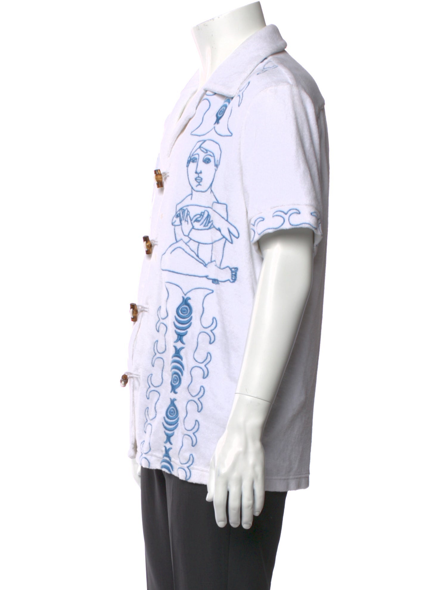 Tombolo Floral Print Short Sleeve Shirt