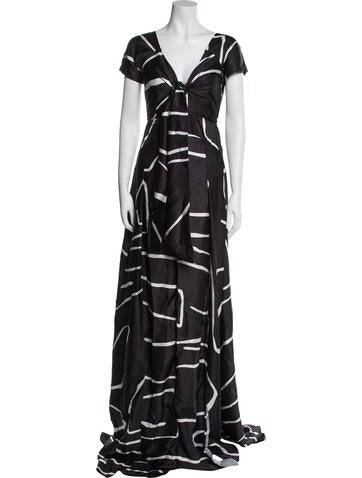 Tongoro Dresses Printed Long Dress XS