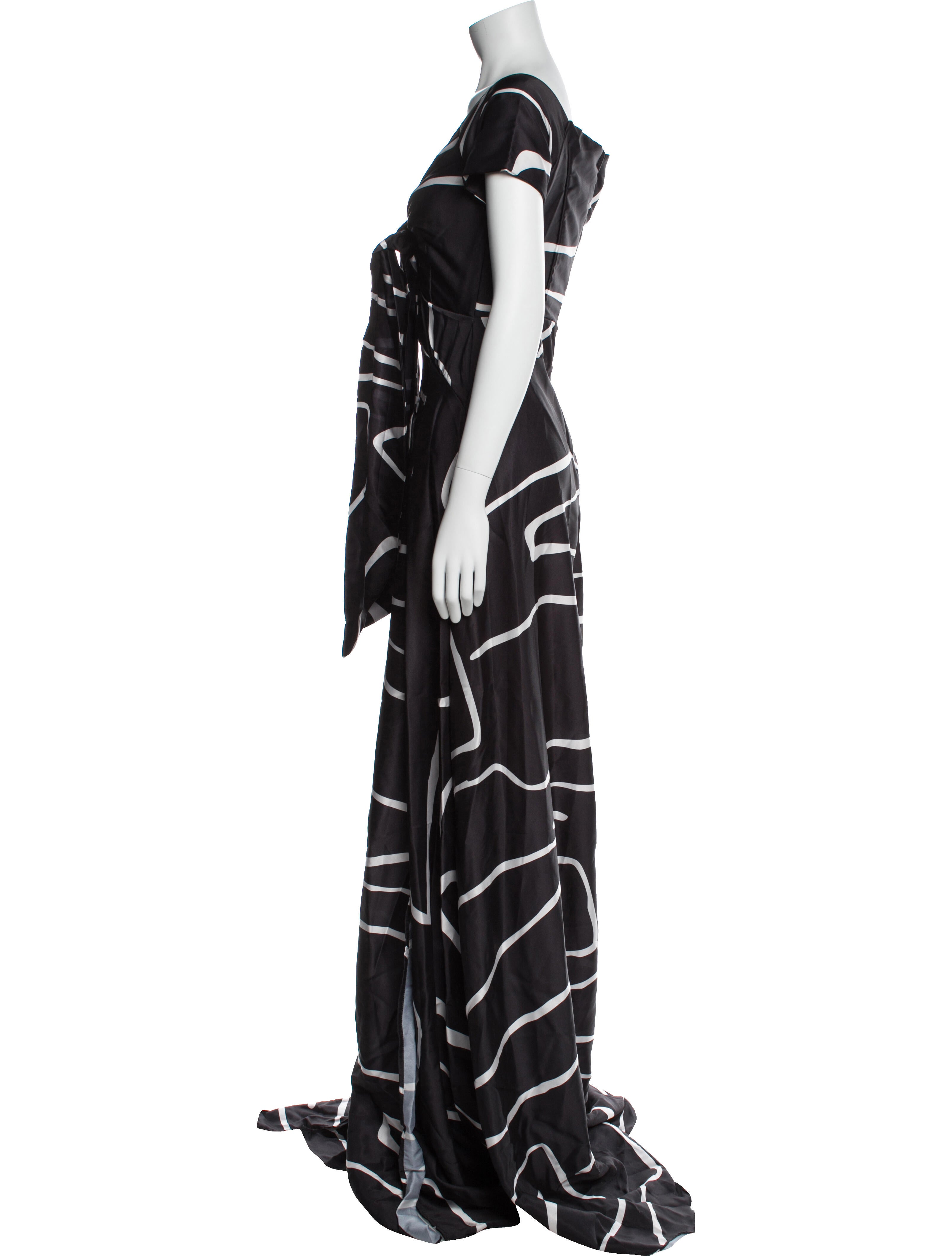 Tongoro Printed Long Dress