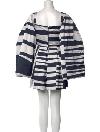 Tongoro Striped Square Neckline Romper