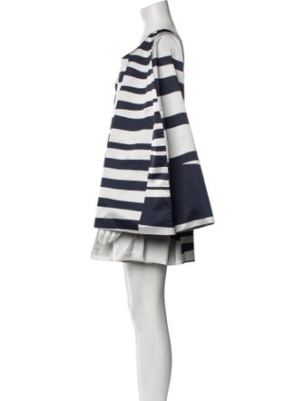 Tongoro Striped Square Neckline Romper