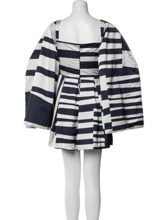 Tongoro Striped Square Neckline Romper