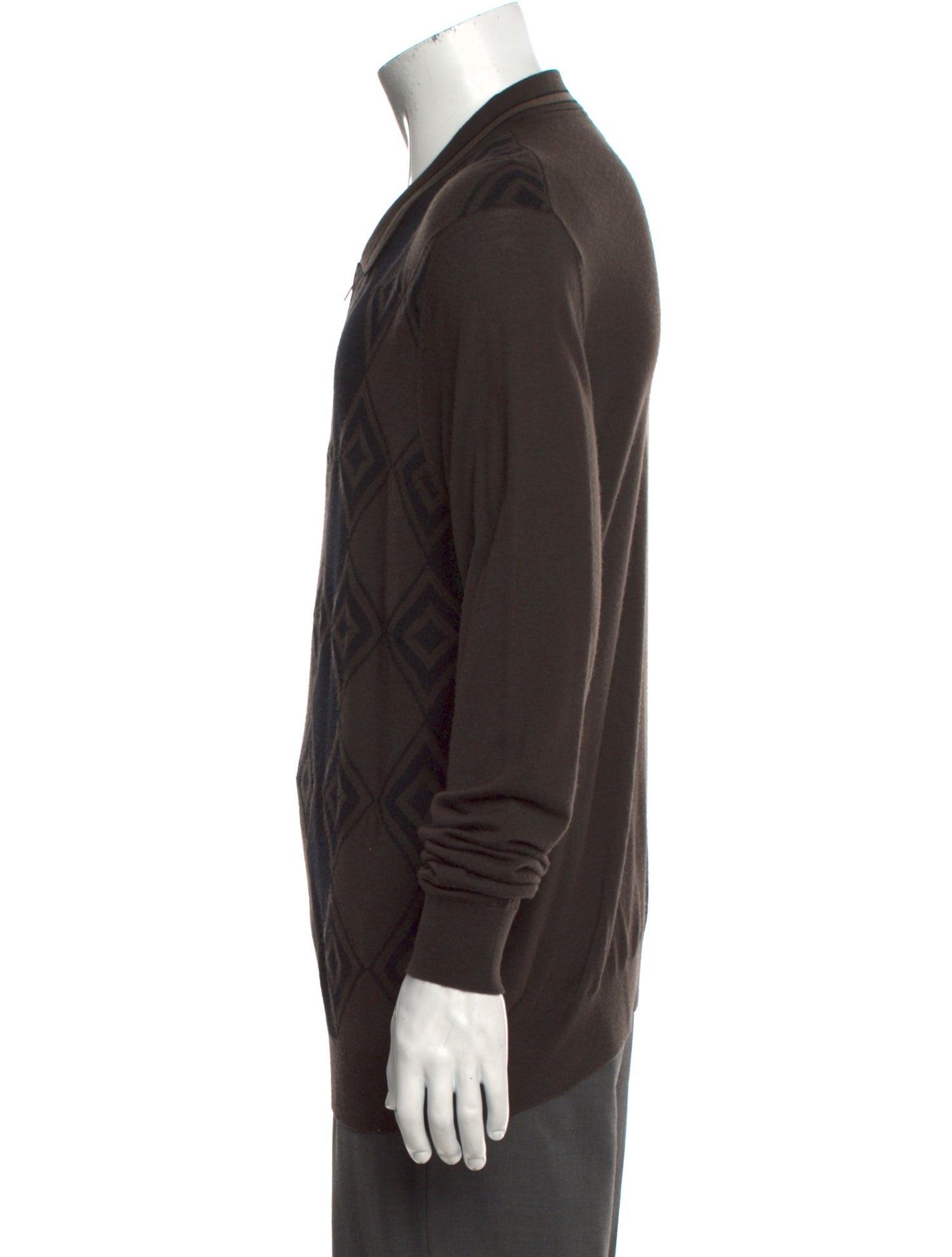 Torras Wool Printed Cardigan