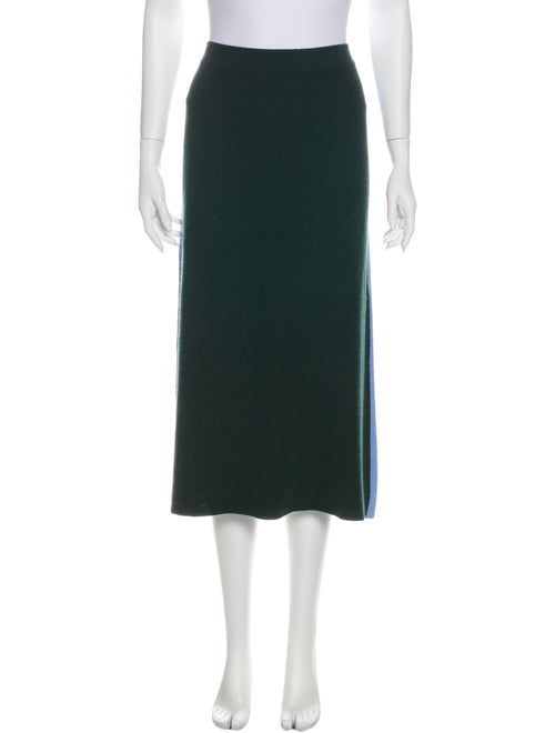 Tory Sport Midi Length Skirt Green