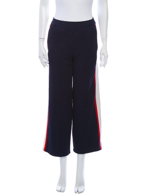 Tory Sport Printed Wide Leg Pants Blue