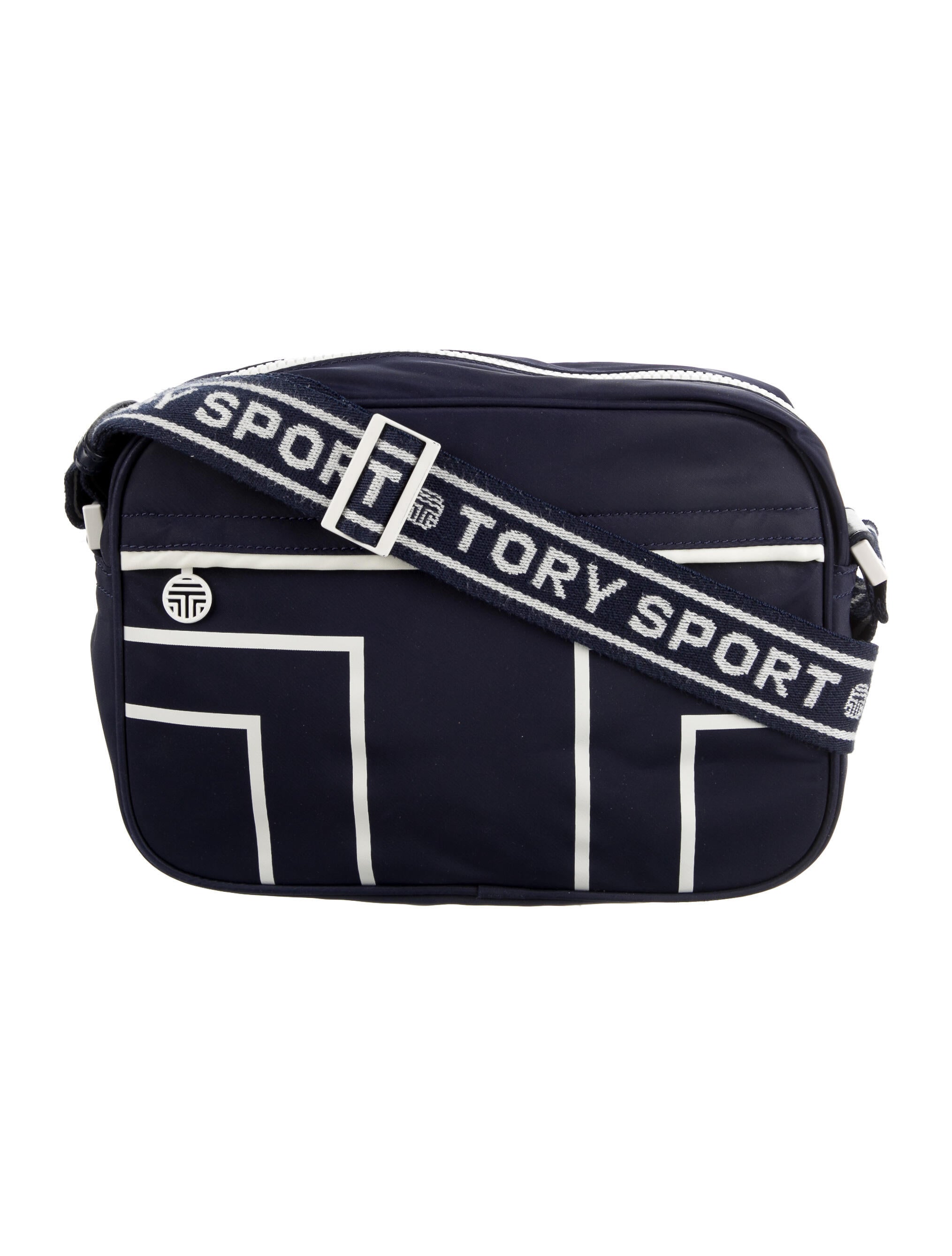 Tory Sport Nylon Crossbody Bag Blue Crossbody Bags, Handbags