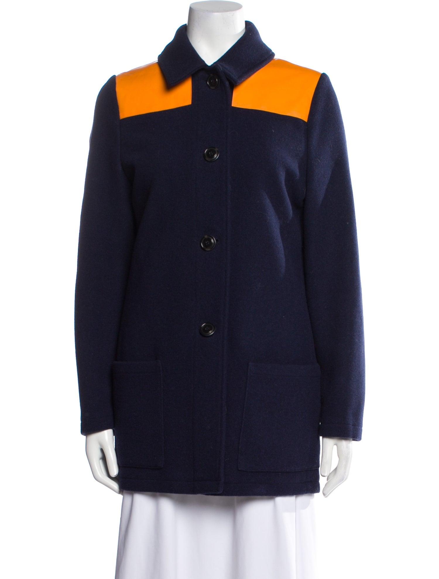 Tory Sport Colorblock Pattern Coat