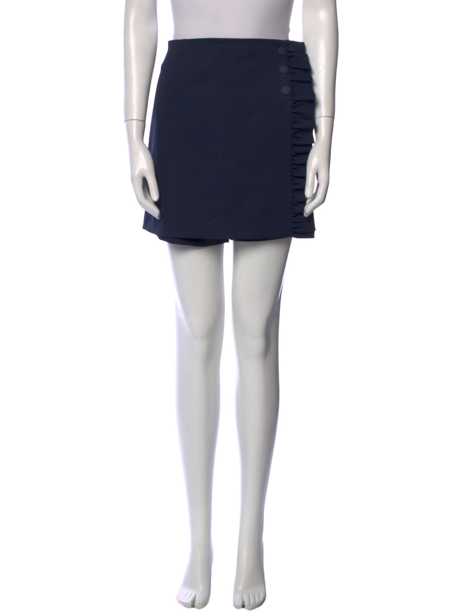 Tory Sport Ruffle Embellishment Mini Skirt