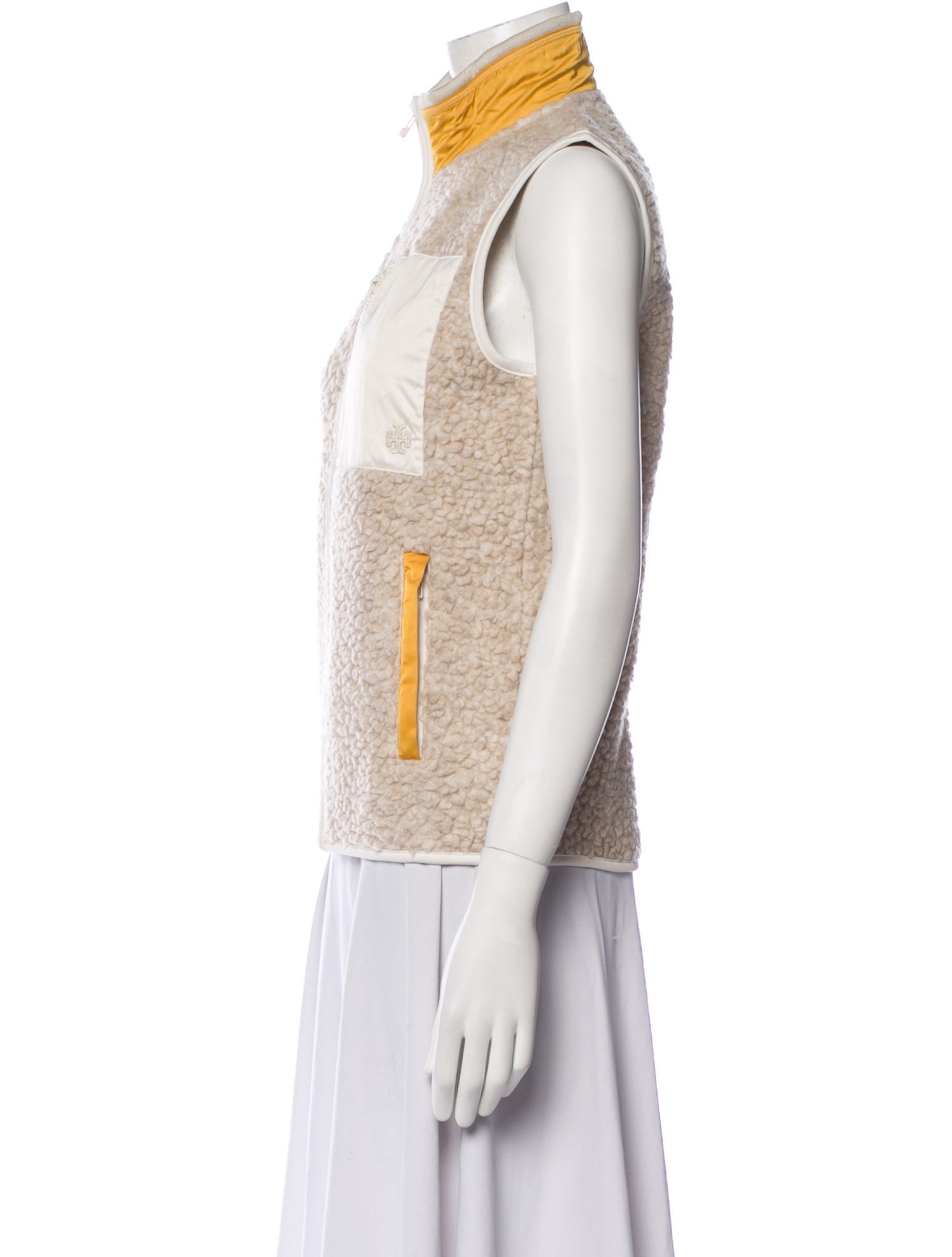 Tory Sport Colorblock Pattern Vest