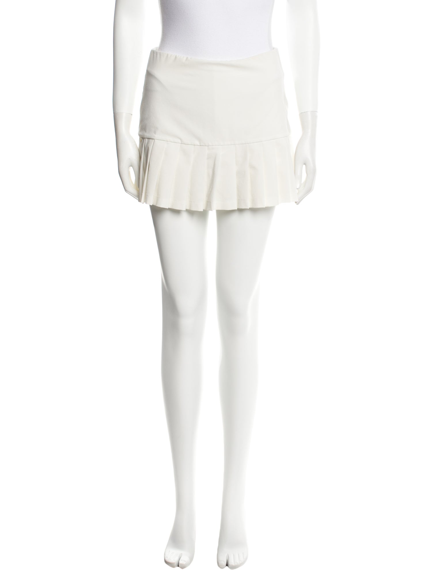 Tory Sport Pleated Accents Mini Skirt