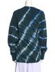 Tory Sport Tie-Dye Print Crew Neck Sweatshirt