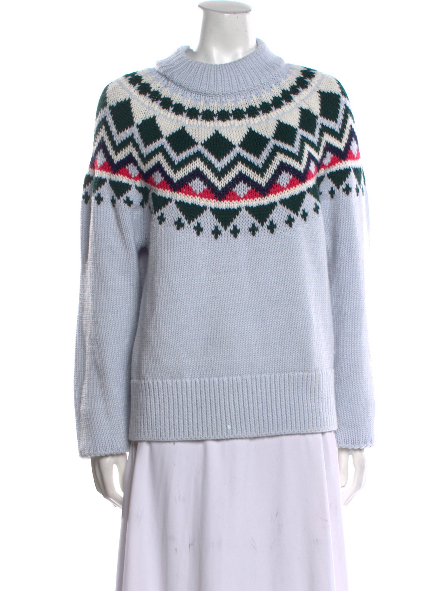 Tory Sport Merino Wool Printed Sweater