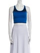 Tory Sport Scoop Neck Sleeveless Crop Top