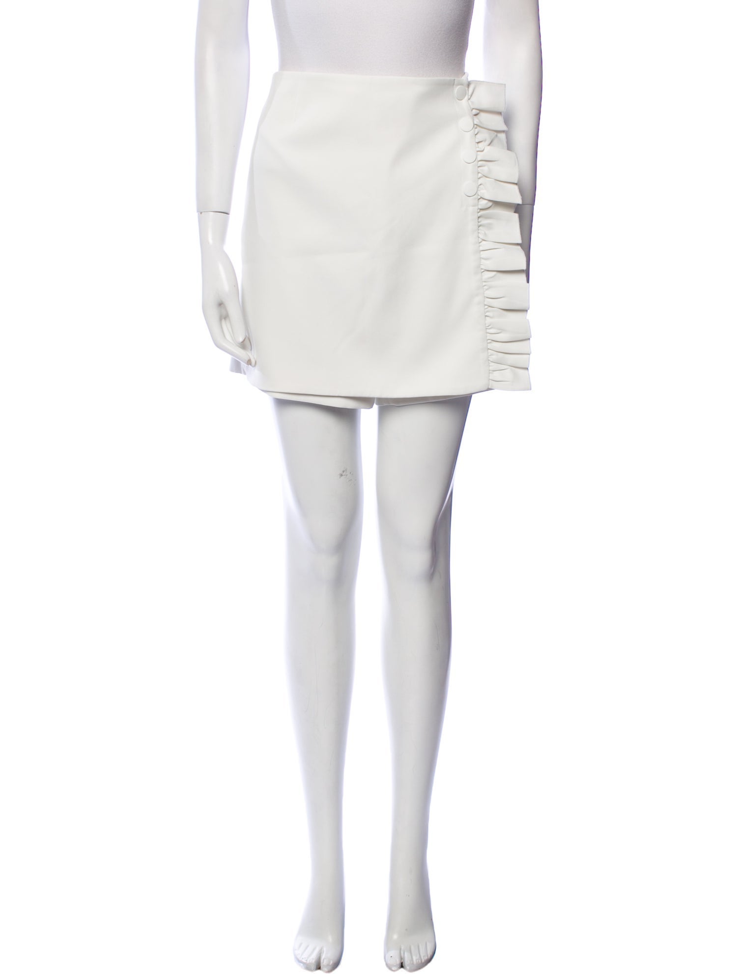 Tory Sport Ruffle Embellishment Knee-Length Skirt