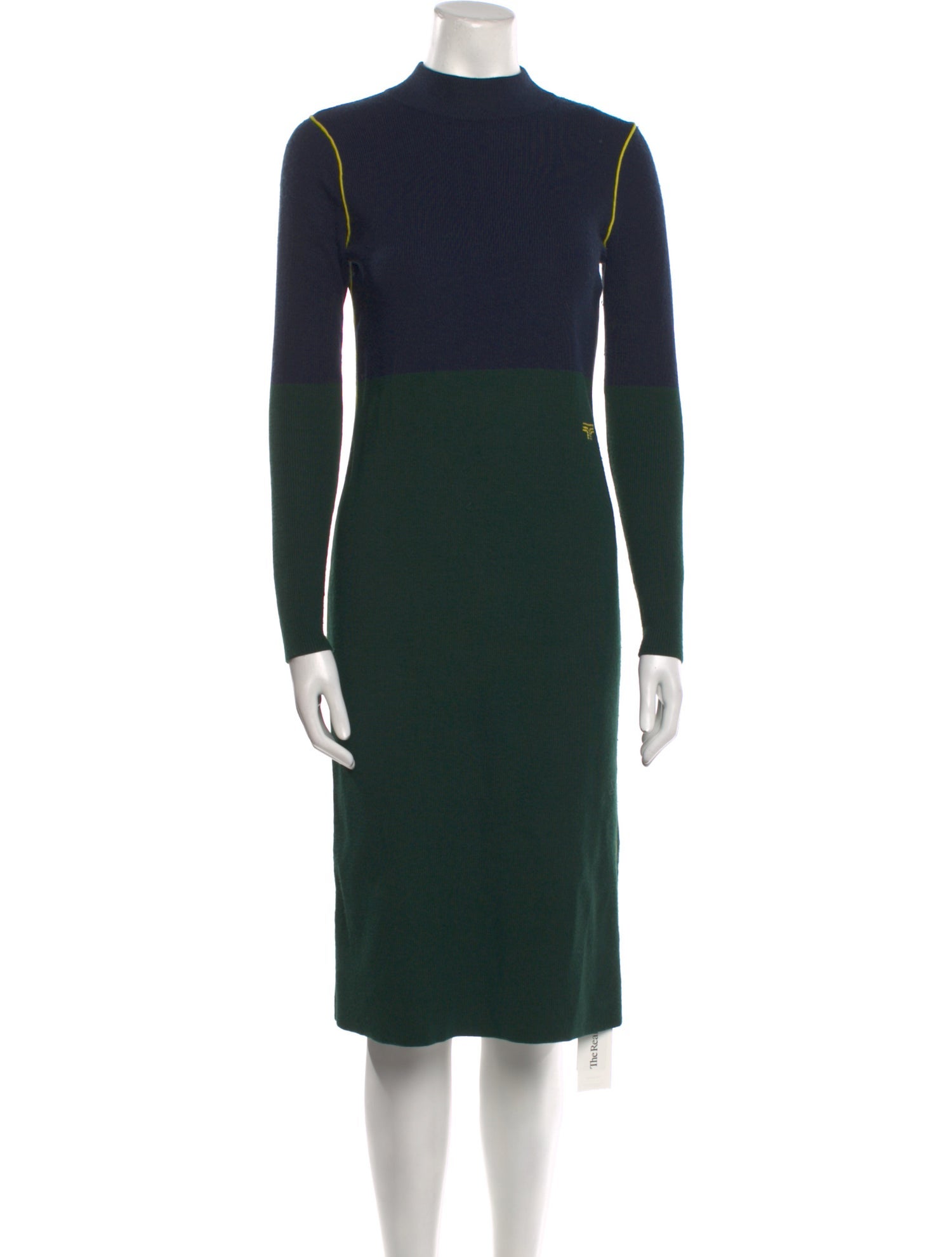Tory Sport Mock Neck Midi Length Dress