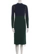 Tory Sport Mock Neck Midi Length Dress