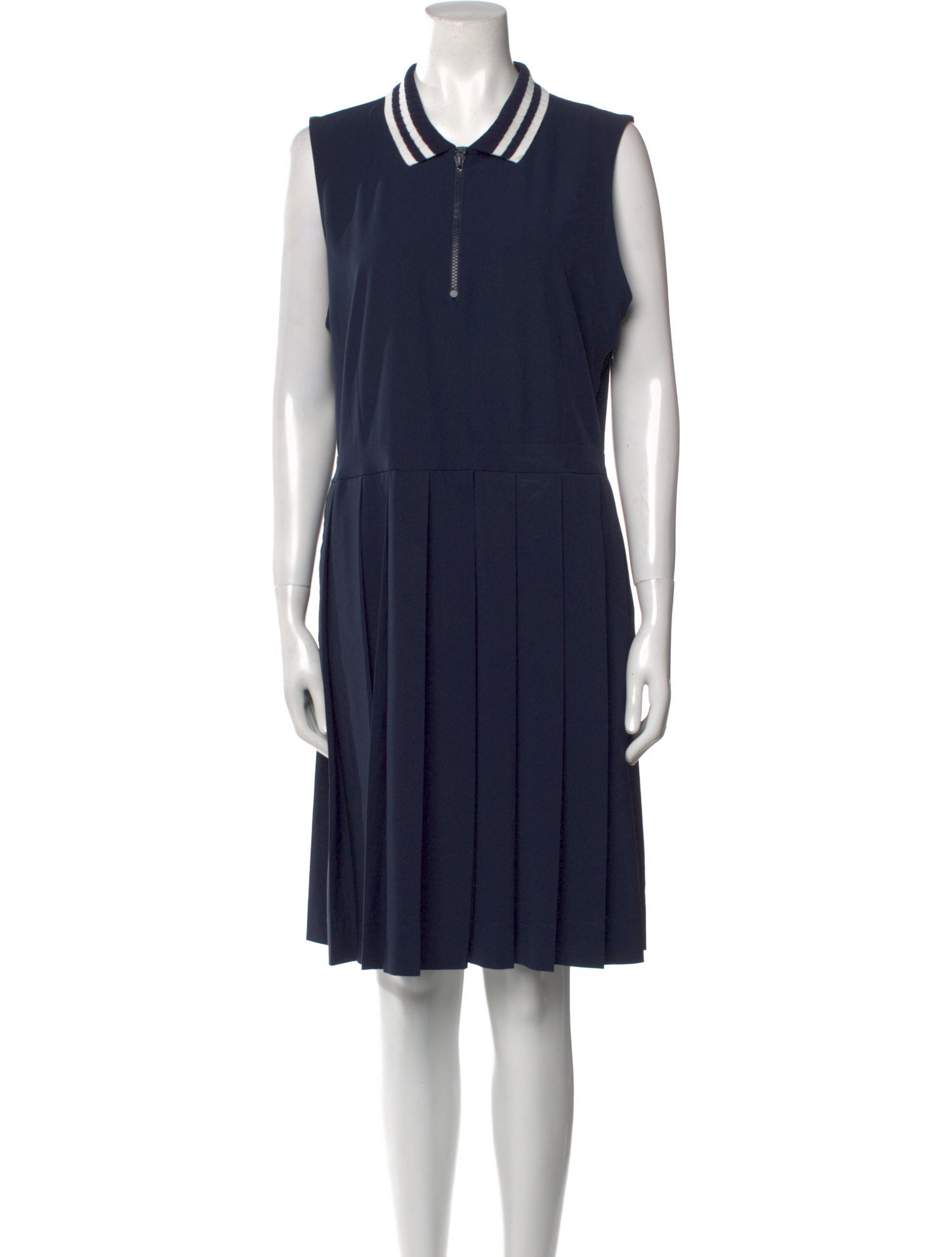 Tory Sport Crew Neck Knee-Length Dress