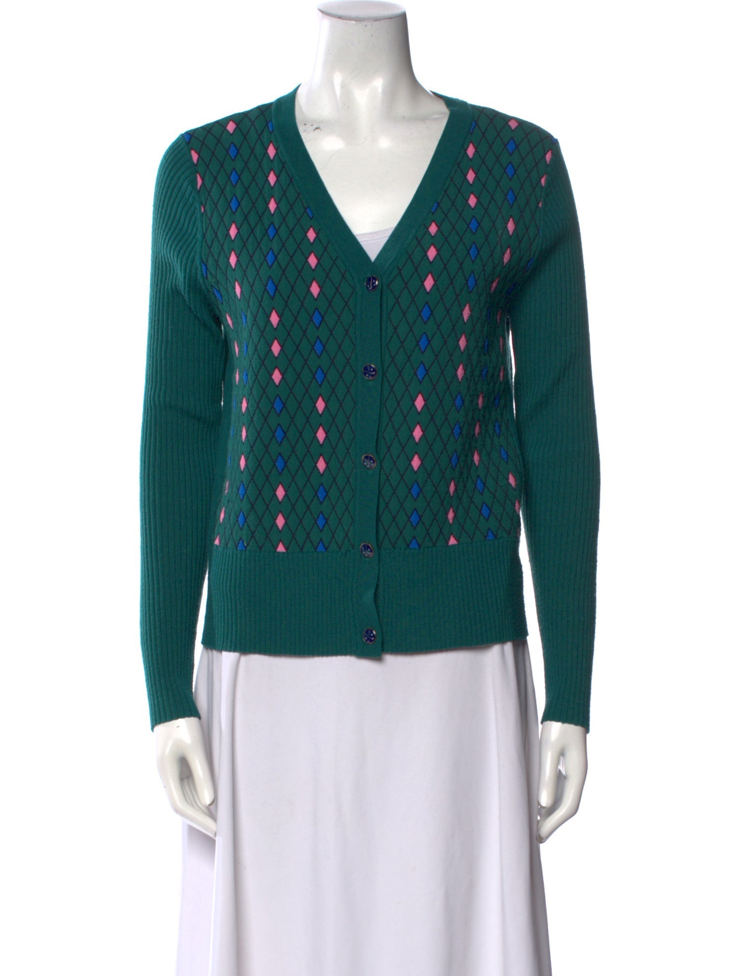 Tory Sport Merino Wool Printed Sweater