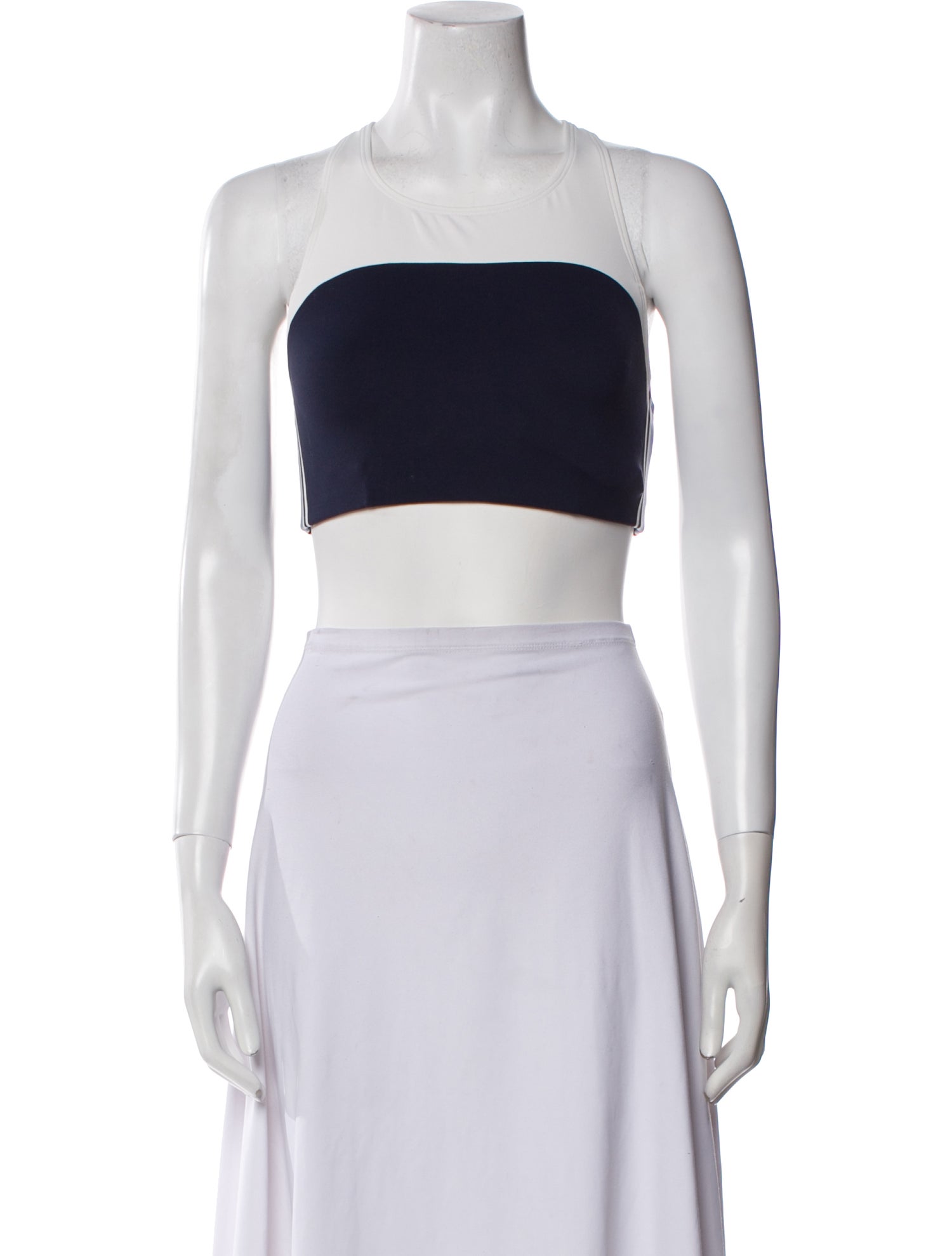 Tory Sport Strapless Crop Top