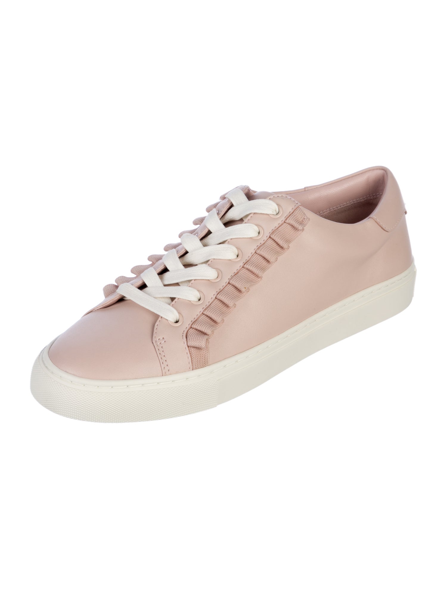 Tory Sport Leather Colorblock Pattern Sneakers