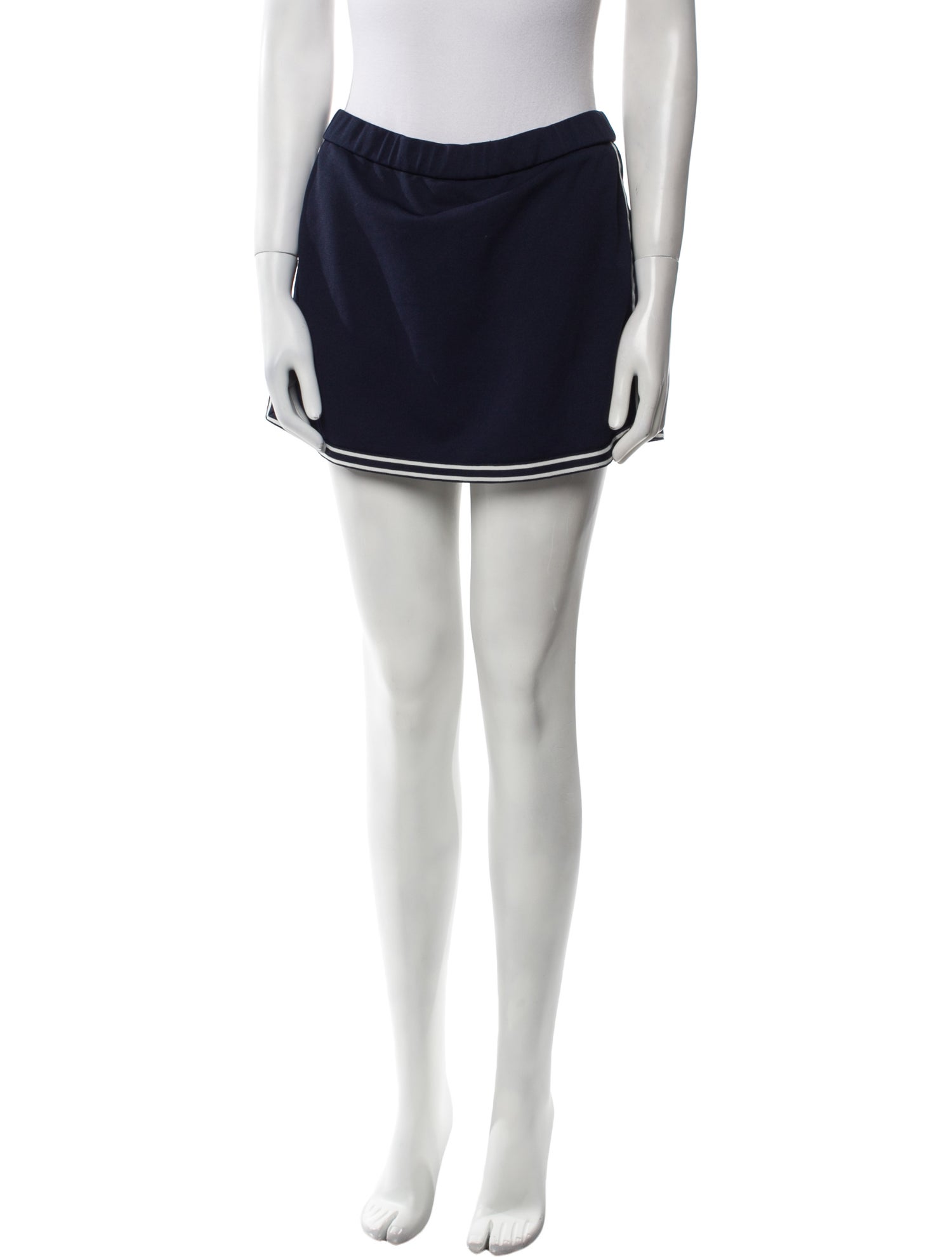 Tory Sport Embroidered Accent Mini Skirt