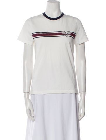 Tory Sport Tops Striped Crew Neck T-Shirt XS