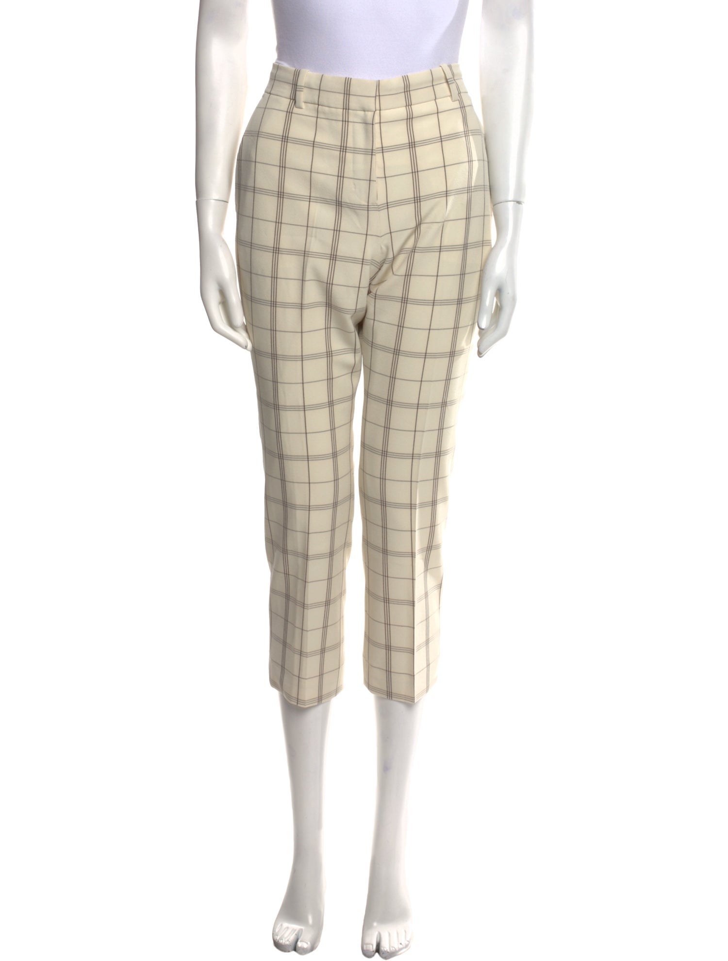 Tory Sport Plaid Print Straight Leg Pants