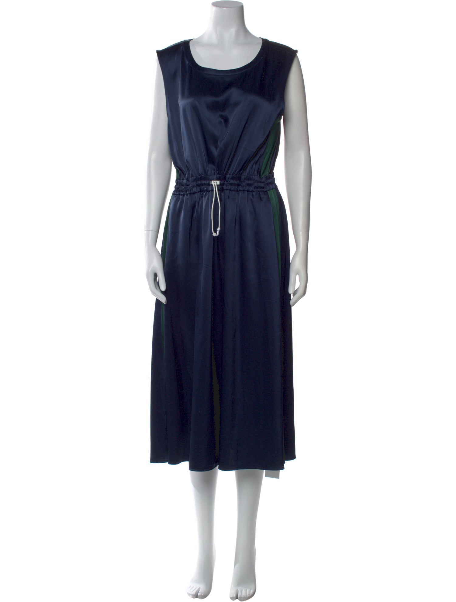 Tory Sport Scoop Neck Midi Length Dress