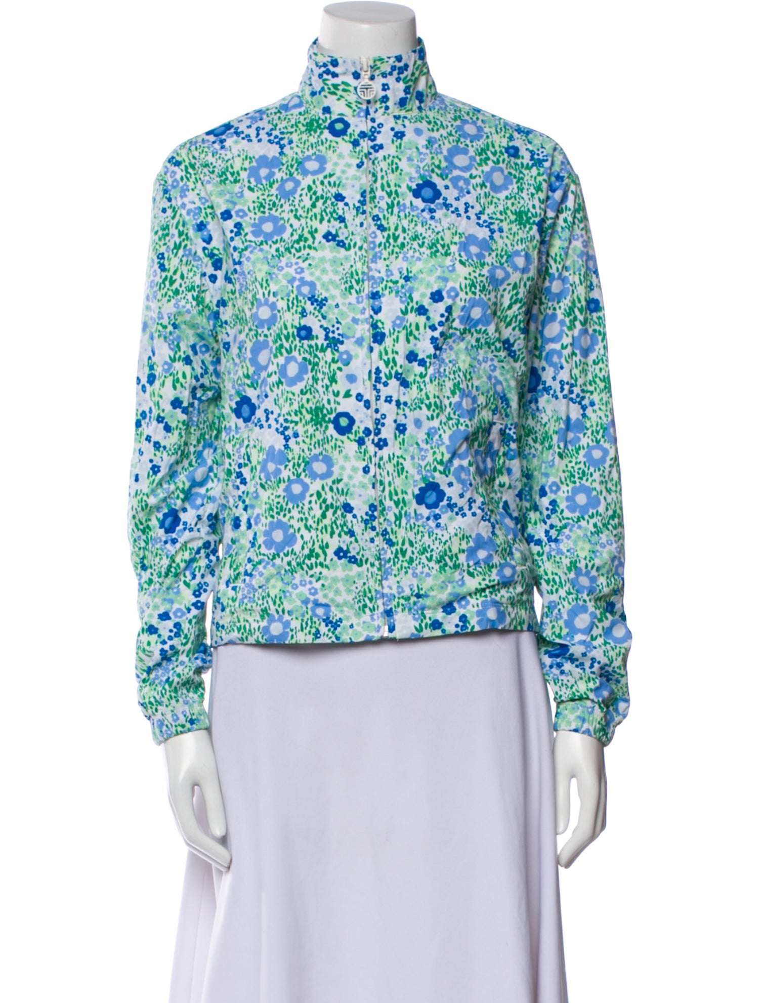 Tory Sport Nylon Floral Print Jacket