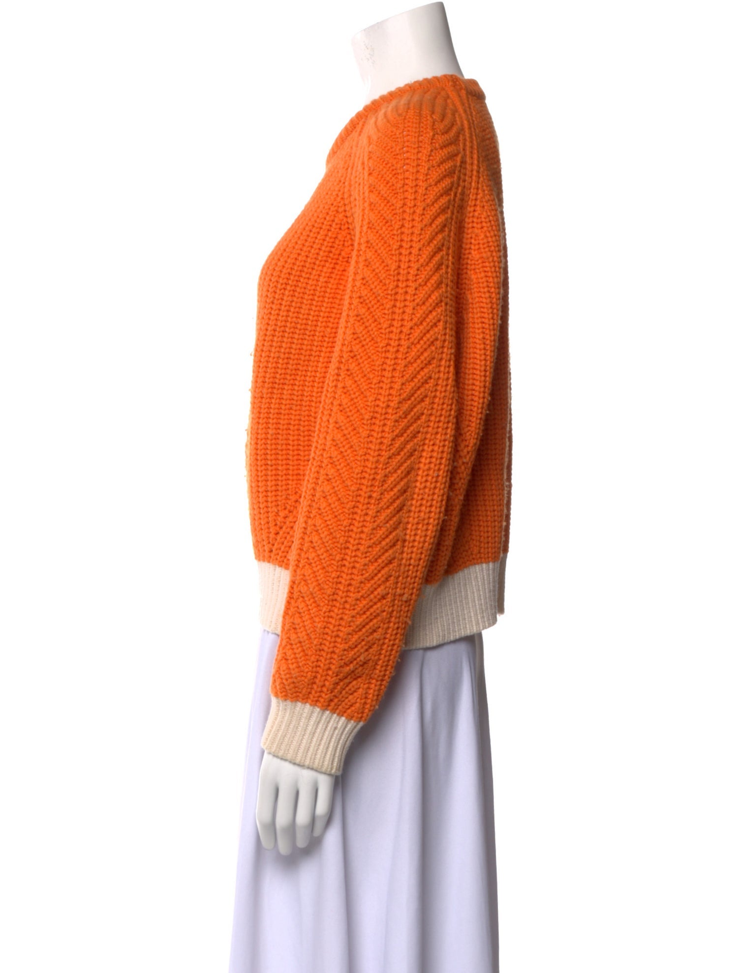 Tory Sport Merino Wool Colorblock Pattern Sweater